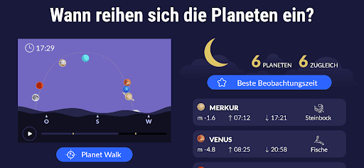 Star Walk 2 Plus: Sternenkarte Bildschirmfoto 5