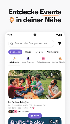 Meetup: Lokale Events Bildschirmfoto 3