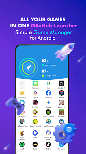 GAxHub Launcher - Gaming Hub Bildschirmfoto 2