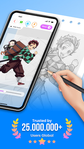 Draw Cartoon - AR Sketch App Bildschirmfoto 2
