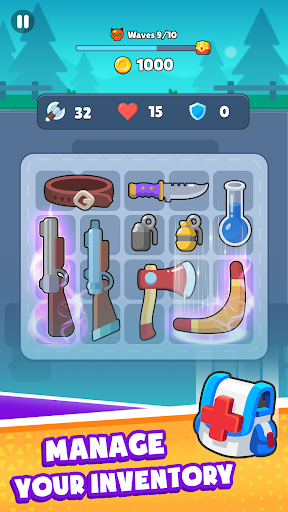 Backpack Hero: Merge Weapon Bildschirmfoto 7