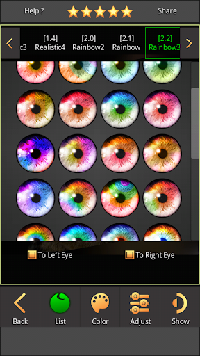 FoxEyes - Change Eye Color Bildschirmfoto 9