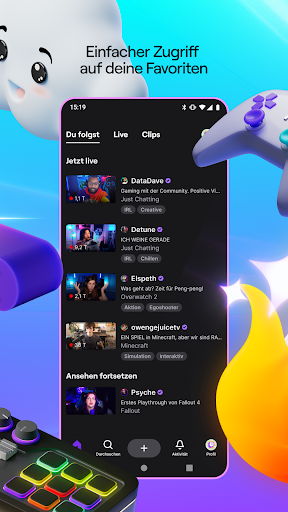 Twitch: Live-Streaming Bildschirmfoto 15