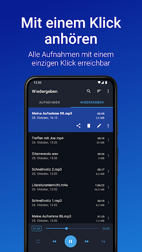 Stimmrekorder Plus Profi Bildschirmfoto 8
