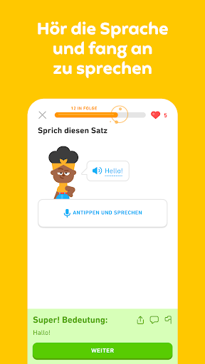 Duolingo: Sprachen & Schach Bildschirmfoto 9