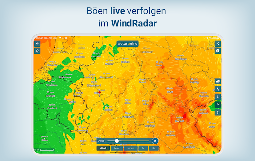 Wetter Online - RegenRadar Bildschirmfoto 21