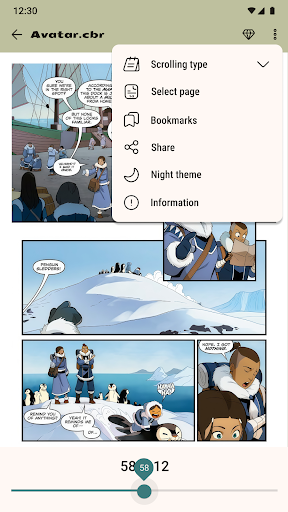 Comic-Leser (cbz/cbr) Bildschirmfoto 8