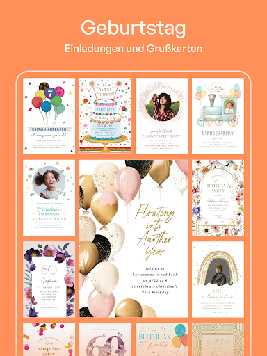 Einladungen Erstellen Bildschirmfoto 9