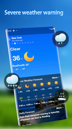 Wettervorhersage - Widget Bildschirmfoto 2