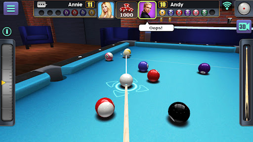 3D Billiard Bildschirmfoto 2