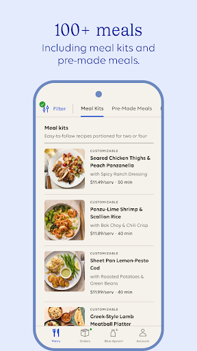 Blue Apron: Meal Kit Delivery Bildschirmfoto 3