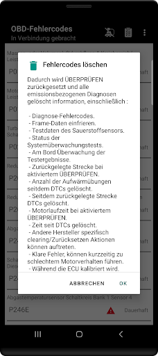 Tor OBD2 Diagnose Bildschirmfoto 2