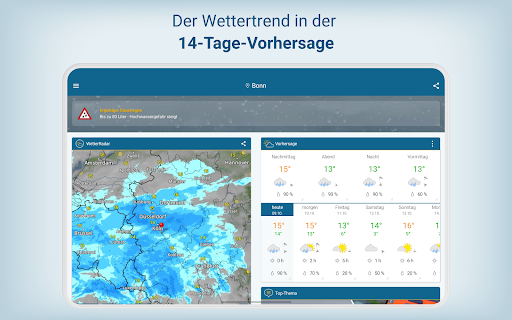 Wetter Online - RegenRadar Bildschirmfoto 15