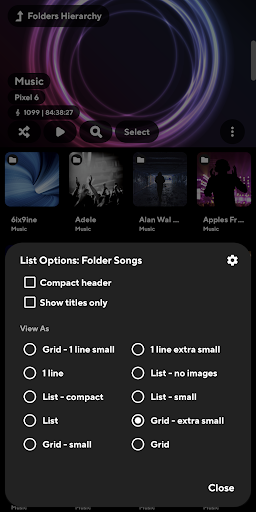 Poweramp Bildschirmfoto 7