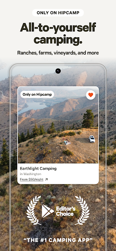 Hipcamp: Camping, RVs & Cabins Bildschirmfoto 1