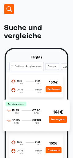 KAYAK: Flüge, Hotels & Autos Bildschirmfoto 1
