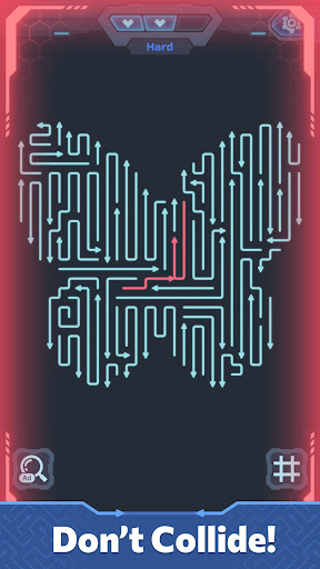Neon Lines: Tap & Clear Bildschirmfoto 3