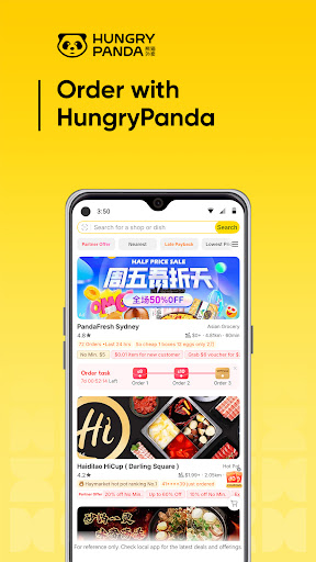 HungryPanda: Food Delivery Bildschirmfoto 3