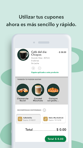 Starbucks México Bildschirmfoto 1
