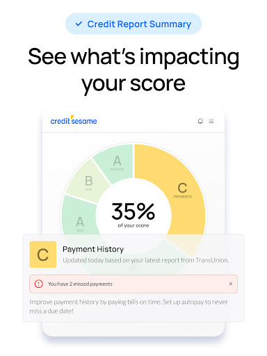 Credit Sesame: Grow your score Bildschirmfoto 10