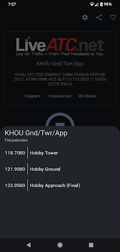 LiveATC for Android Bildschirmfoto 5