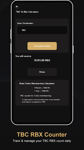 RBX Count Pro - Calc Rbux Bildschirmfoto 5