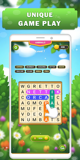 Word Search Game: Offline Bildschirmfoto 1