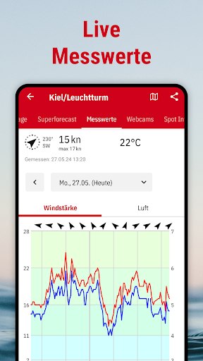 Windfinder Pro: Wind & Wetter Bildschirmfoto 1