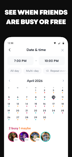 Howbout: Geteilter Kalender Bildschirmfoto 3