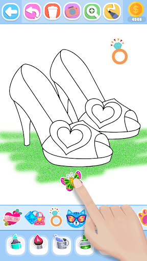 Glitter Beauty Coloring Pages Bildschirmfoto 6