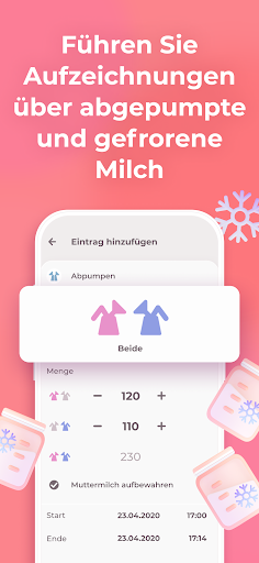Stillen Tracker & Babytagebuch Bildschirmfoto 16