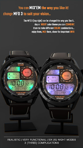 ILLUMINATOR Digital Watch face Bildschirmfoto 2