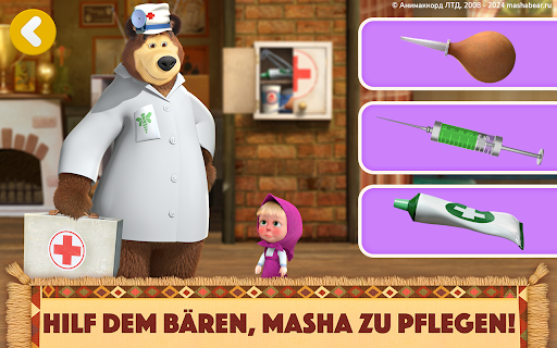 Mascha und der Bär: Tamagotchi Bildschirmfoto 4