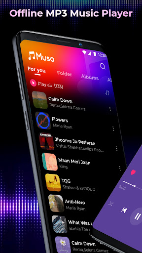 Offline Music Mp3 Player- Muso Bildschirmfoto 2