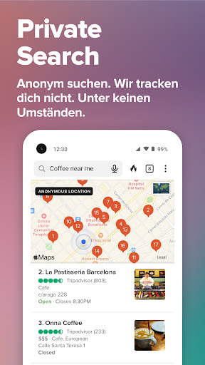 DuckDuckGo Browser, Search, AI Bildschirmfoto 1