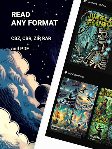 Comic-Leser CBR, CBZ & PDF Bildschirmfoto 9