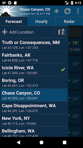 NOAA Weather Unofficial Bildschirmfoto 9