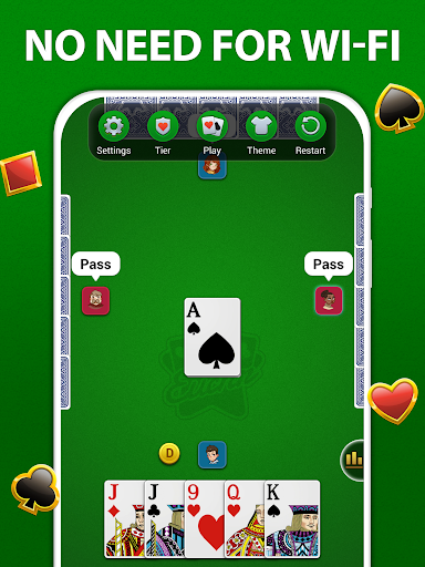 Euchre - Card Game Offline Bildschirmfoto 10