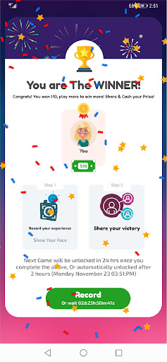 Play and Win-Win Cash Prizes! Bildschirmfoto 4