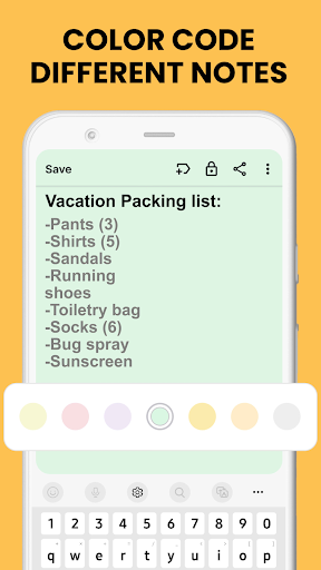 Notes, Notepad, To-Do Launcher Bildschirmfoto 5