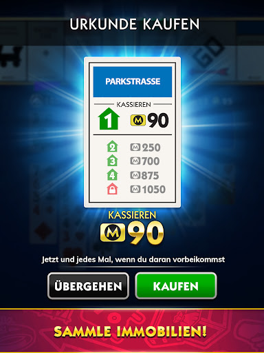 MONOPOLY Solitaire Kartenspiel Bildschirmfoto 9