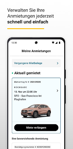 Hertz Mietwagen – jetzt buchen Bildschirmfoto 6