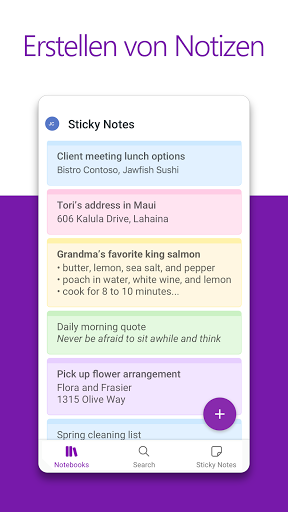 Microsoft OneNote: Save Notes Bildschirmfoto 1