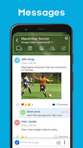 TeamReach - Your Team App Bildschirmfoto 2