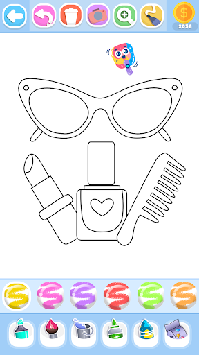 Glitter Beauty Coloring Pages Bildschirmfoto 22