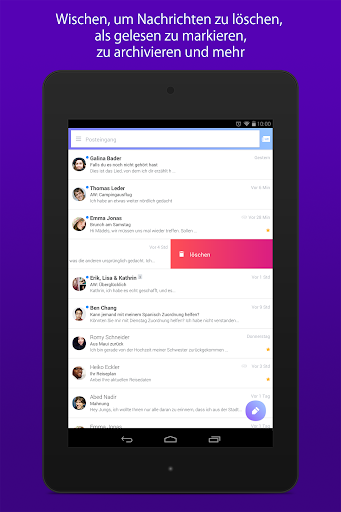 Yahoo Mail – Alles im Blick Bildschirmfoto 3