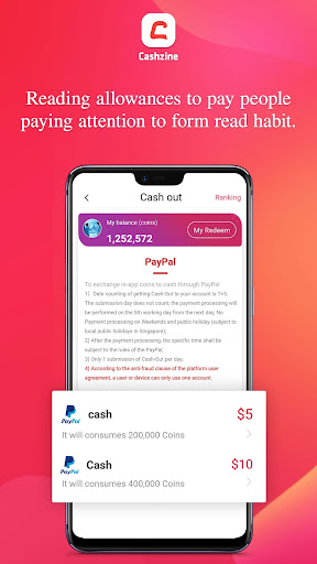 Cashzine - Earn money reward Bildschirmfoto 3