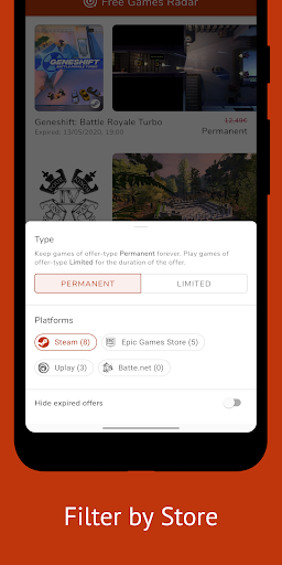 PC Games Radar for Epic Games, Bildschirmfoto 1