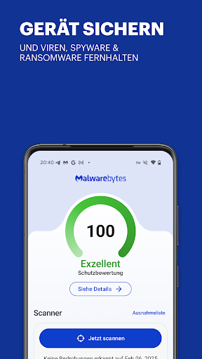Malwarebytes Mobile Sicherheit Bildschirmfoto 1