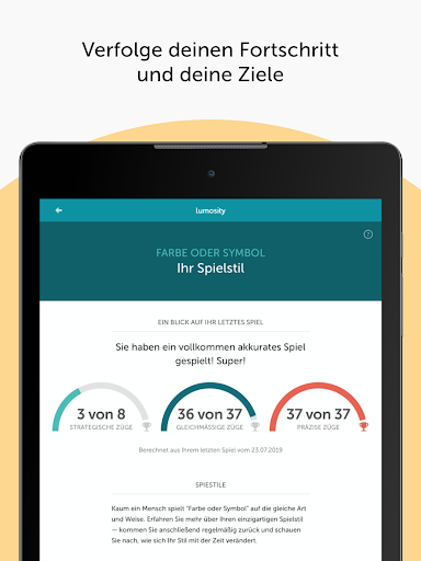 Lumosity: Gehirnspiele Bildschirmfoto 14